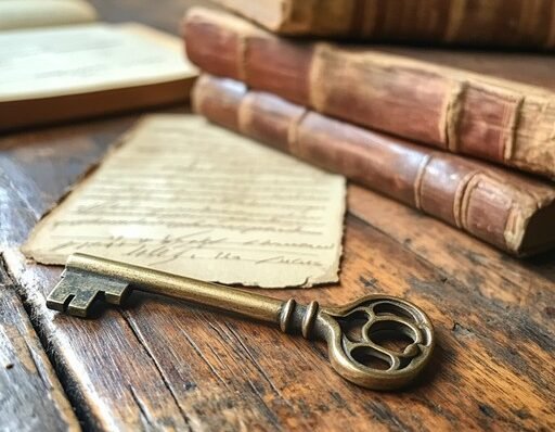 vintage-key-display-stockcake